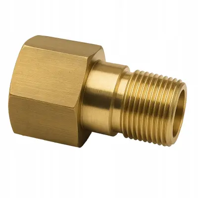 M18M-TR22F Adapter – Zamjenski Dio za visokotlačni perač Kärcher HD HDS | Mesing, M18 Vanjski u TR22 Unutarnji, CE certificiran