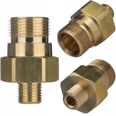 EasyLockTR22M-3/8M Priključak – Zamjenski Dio za Visokotlačni Perač Kärcher | Mesing, TR22M M22x1,5 Na 3/8" BSP, Ø22mm