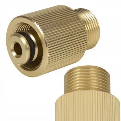BrassConnect M22 Adapter – M22 Redukcija Iz Mesinga, Os 14 mm I 15 mm | Zamjenski Dio Za Visokotlačni Perač Kärcher Bosch