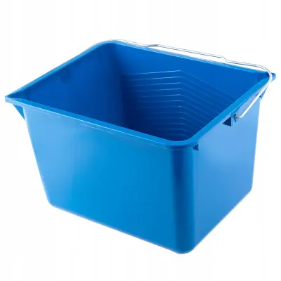 Vedro za boju 8 L Pravokotno plastico vedro za boju z rihankem