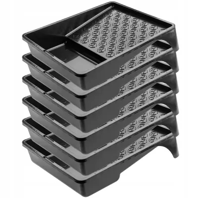 Velik pladenj za boju 255 x 330 mm za komplet valjev za barvanje crne boje 6 kosov