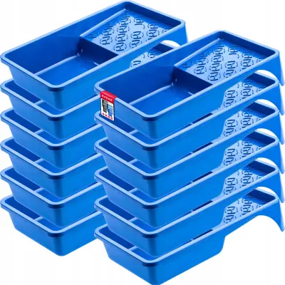 Velik pladenj za boju 155x295 mm za valjček za barvanje, komplet pladnjev za valjčke, 12 komada
