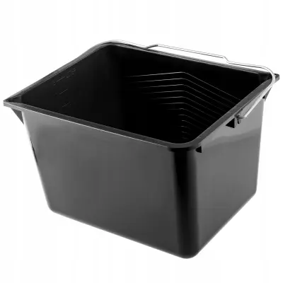 Vedro za boju 8 L Pravokotno plastico vedro za boju z rihankem