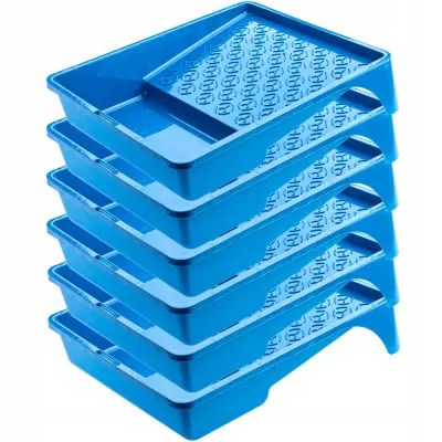 pladenj za boju velik 255 x 330 mm za valjček za barvanje komplet pladnjev za valjčke 6 kosov