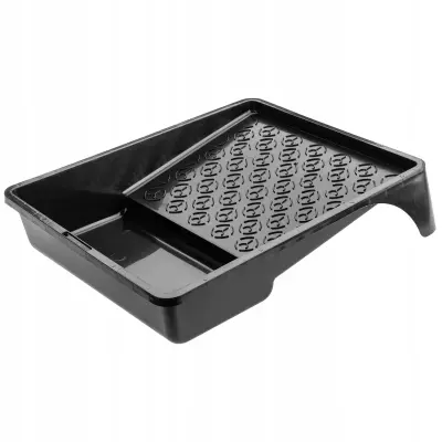 Velik pladenj za boju 255 x 330 mm za valjček za barvanje Posoda za valjček crne boje Velika