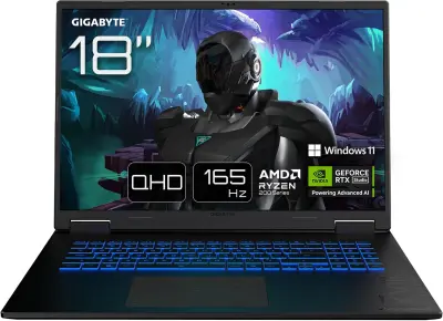 Otvorena ambalaža - Laptop Gigabyte Gaming A18 3WHK3DEC64SH / Ryzen 7 / RAM 64 GB / SSD Pogon / 18" WQXGA
