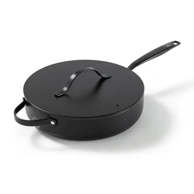 BE Living Duboka tava s poklopcem Essential Black 28 cm