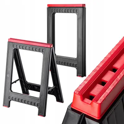 Zložljiva delovna koča, delavniški stojalnik, moćna stojala, komplet 2 x 350 kg