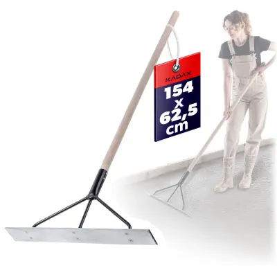 Ročaj za razpoređivanje betonske estrihe 625x90 mm