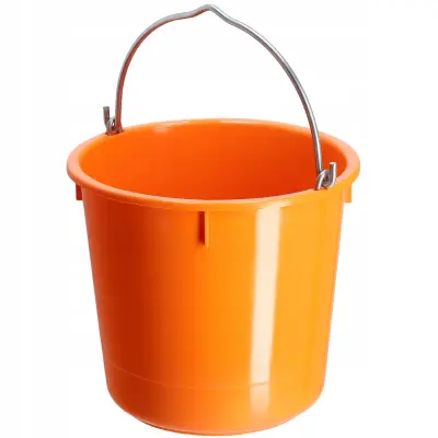 Gradbeno vedro 12L Gospodinjsko vrtnarjenje Plastico Močno Za Malto