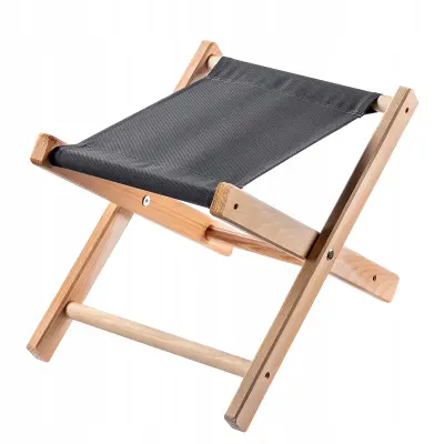 Zložljn stolček Leseni stolček 40x31 cm Vrtni dom Vrtni seđob