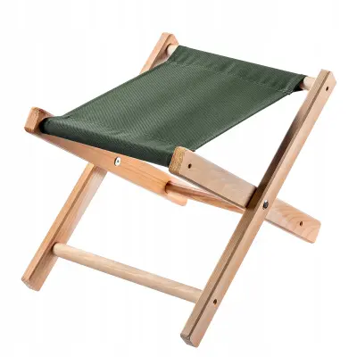 Zložljn stolček Leseni stolček 40x31 cm Vrtni dom Vrtni seđob