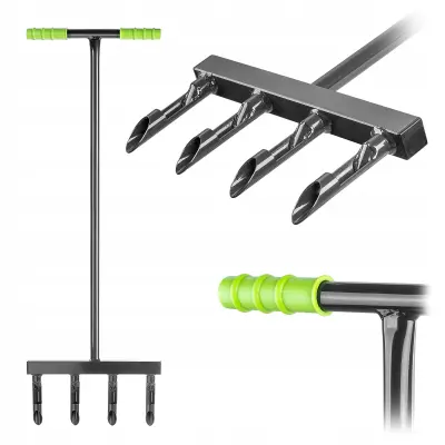 ročni cevni aerator 36 cm, prezračevalne vilice za trato, konice, aerator
