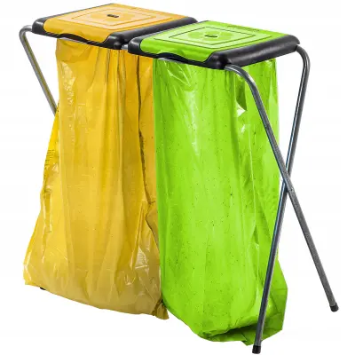 Stojalo za sortiranje paskan 2 positions 120L bag za odpadke