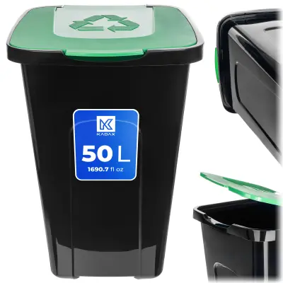 koš za sortiranje pasku 50L zeleno staklo