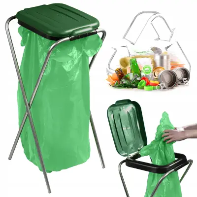 Stojalo za sortiranje odpadke 1 pozicija 120L bag koš za odpadke