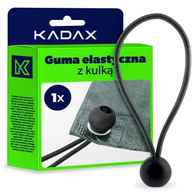 KADAX Guma elastična za kulką BUNGEE szara