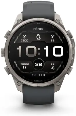Pametni sat Garmin Fenix 9 PRO 47 mm AMOLED Titanium Graphite/Black