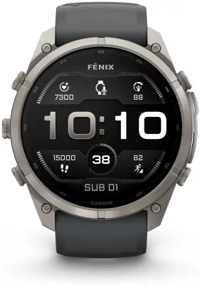 Pametni sat Garmin Fenix 9 PRO 51 mm AMOLED Titanium Graphite/Black