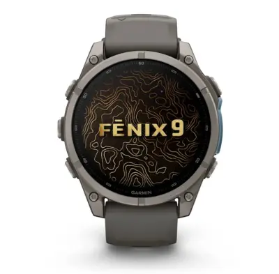 Pametni sat Garmin Fenix 9 47 mm AMOLED Titanium Pebble Gray