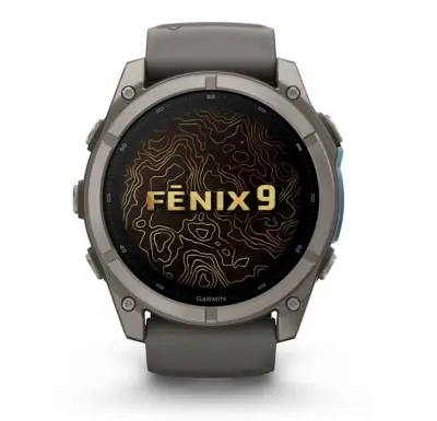 Pametni sat Garmin Fenix 9 51 mm AMOLED Titanium Pebble Gray