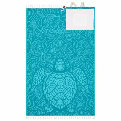 Veliki brzosušeći ručnik za plažu koji se pretvara u praktični ruksak sa skrivenim džepom | BAGTOW Turtle