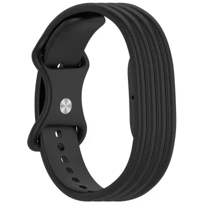Silikonska aktivna narukvica kompatibilna s Fitbit Air 27cm Black