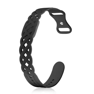 Silikonska traka za Google Fitbit Air, vodootporna i prozračna 16cm x 2cm Black