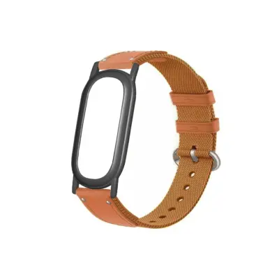 Pleteni spoj platneni remen Nylon+PC, udoban i izdržljiv za Fitbit Air Brown