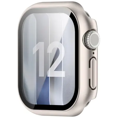Integrirani PC kućište s kaljenim staklom za Apple Watch 12, 2-pack Starlight