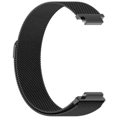 Magnetska milanese narukvica od nehrđajućeg čelika za Garmin CIRQA Black