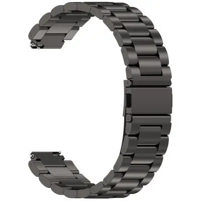 Nehrđajući čelik remen za Garmin CIRQA, klasična tročlana narukvica Black