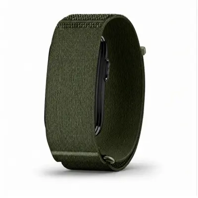 Narukvica kompatibilna s Garmin CIRQA – tkanina twill najlon, velcro DarkGreen