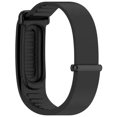 Silikonska narukvica s metalnom kopčom za Fitbit Air, 30.37x1.73cm Black