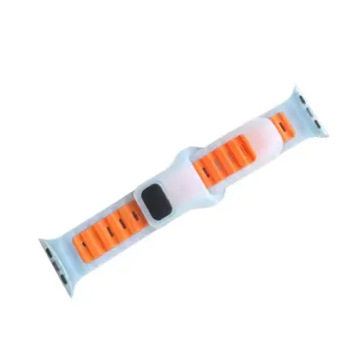 Narukvica od tekućeg silikona za Apple Watch S10 42mm, više boja Orange