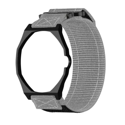 Najlon remen s čičkom za Audemars Piguet za Swatch 21cmx3cm Gray