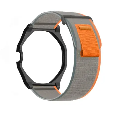 Dvodijelni najlonski remen s PC ojačanjem za AP x Swatch, 26cm Grey+Orange