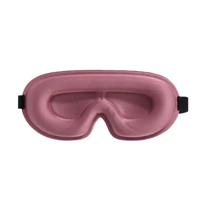 3D konturirana maska za spavanje za oči - blokira svjetlo i udobna Ružičasta