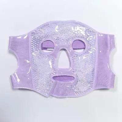 Gelna maska za oči s hlađenjem/grijanjem i plišem za oporavak Purple