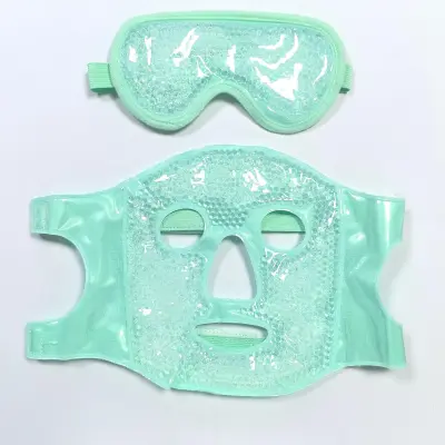 Set gel kuglica za lice i oči za toplu i hladnu terapiju Green