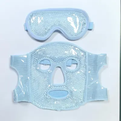 Set gel kuglica za lice i oči za toplu i hladnu terapiju Blue