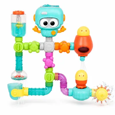 Igračka za kupanje s vakuumskom čašicom za djecu, 27 dijelova, STEM igra u vodi | OCTOYFUN