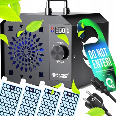 Generator ozona od 100 W, uklanjanje mirisa 90 g/h, ozonator s LCD zaslonom