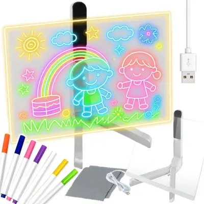 LED grafički tablet za crtanje neonom 20×30cm