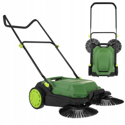 Ručni mehanički stroj za metenje s metlom 68 cm, 3 četke