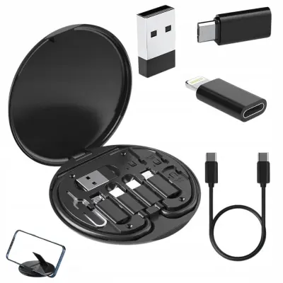 5u1 USB-C Micro USB Lightning adapter set za mobilne telefone