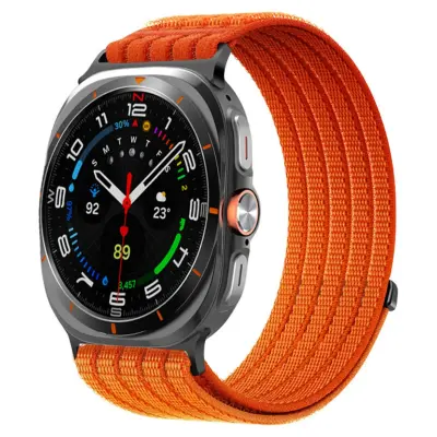 Zamjenski dijelovi – Samsung Remen Nylon Velcro za Galaxy Ultra 47mm Orange