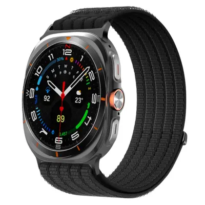 Zamjenski dijelovi – Samsung Remen Nylon Velcro za Galaxy Ultra 47mm Black