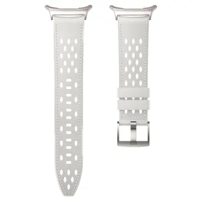 Zamjenski/kompatibilni dijelovi –Samsung Galaxy Watch Ultra 47mm remen, silikon+PU koža, 22mm Beige