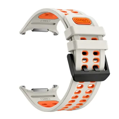 Zamjenski dio – Samsung Galaxy Watch Ultra 47mm silikonska narukvica starlight+orange